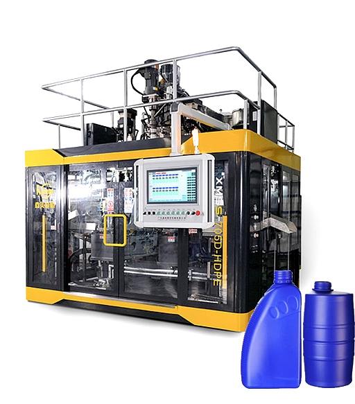 堆码桶吹塑机XMSS-705D-HDPE纯电动 堆码桶吹塑机XMSS-705D-HDPE纯电动